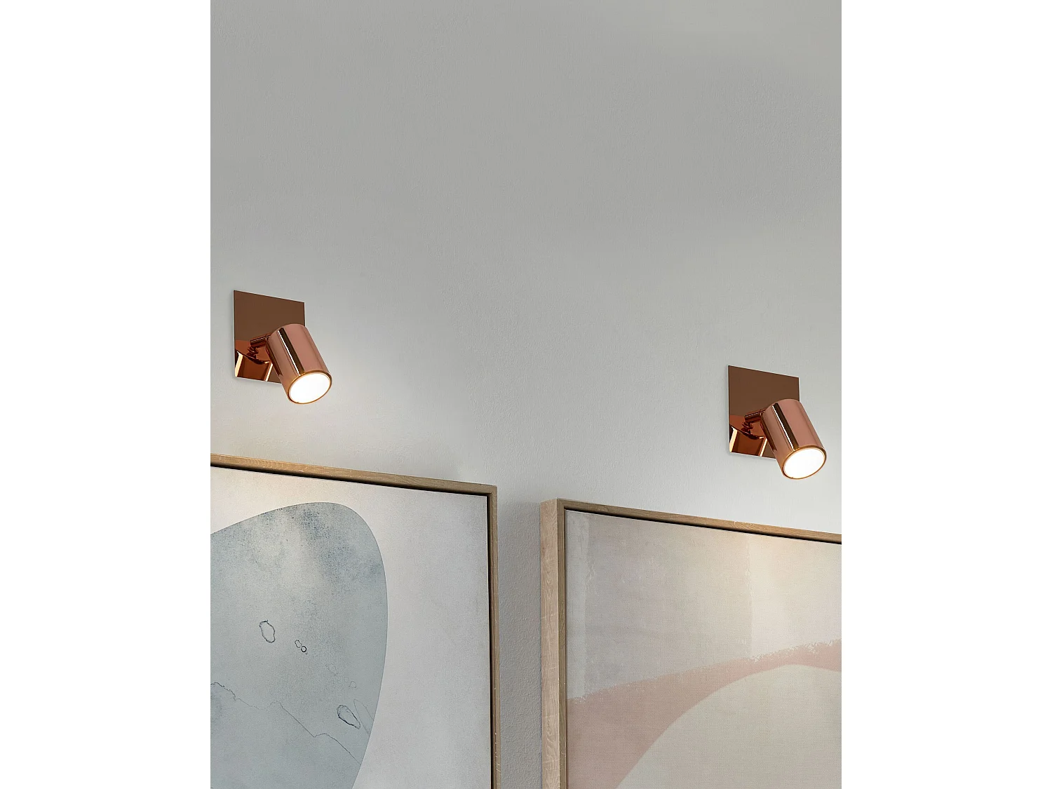 Lot de 2 spots TIGRIS Réglable Métal Cuivré