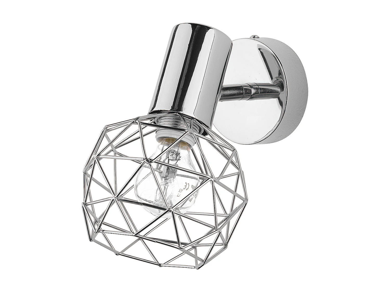 Wandlamp set van 2 zilver CHENAB