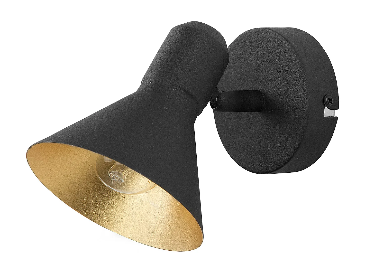 Set van 2 spotlampen MERSEY Verstelbaar Metaal Zwart