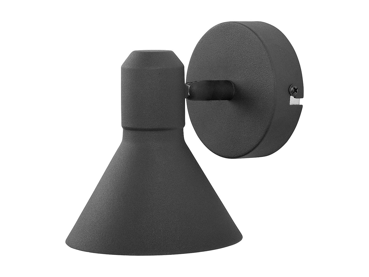 Set van 2 spotlampen MERSEY Verstelbaar Metaal Zwart