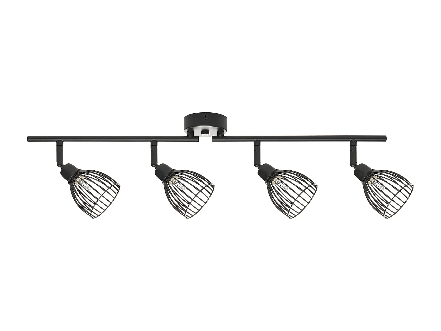 Lampa spot 4-punktowa GOLOK Regulowana Metal Czarny