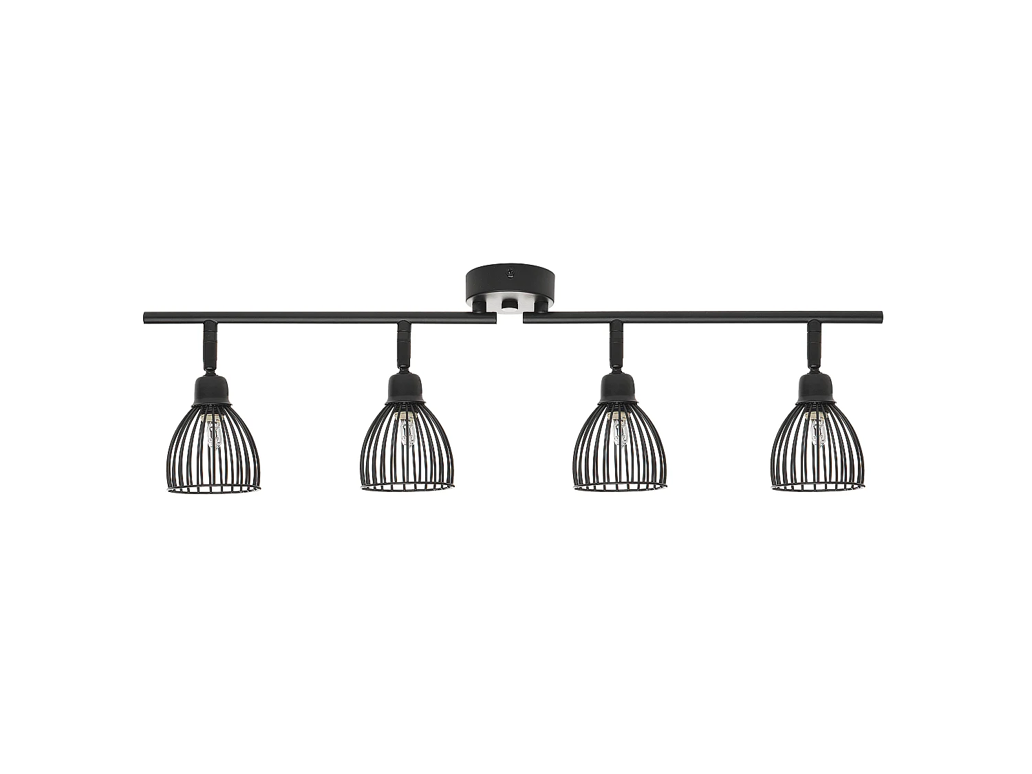 Lampa spot 4-punktowa GOLOK Regulowana Metal Czarny