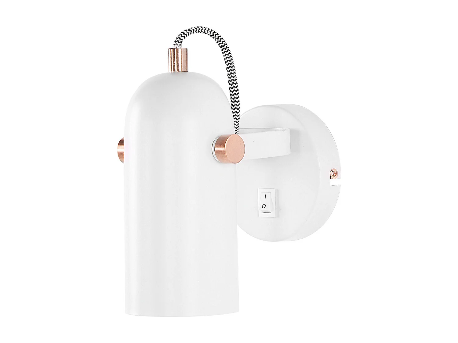 Lampe spot TYRIA Réglable Métal Blanc