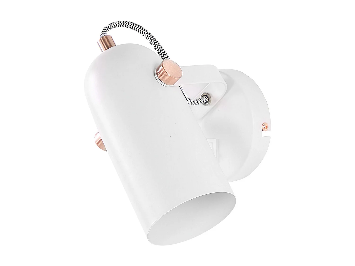 Lampe spot TYRIA Réglable Métal Blanc