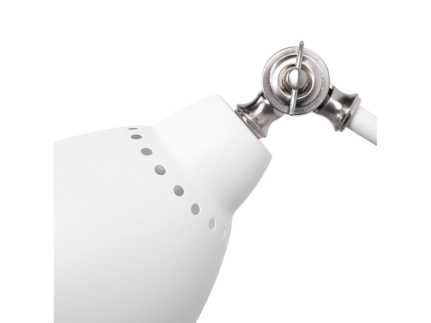 Set di 2 lampade da parete MISSISSIPPI Regolabile Metallo Bianco