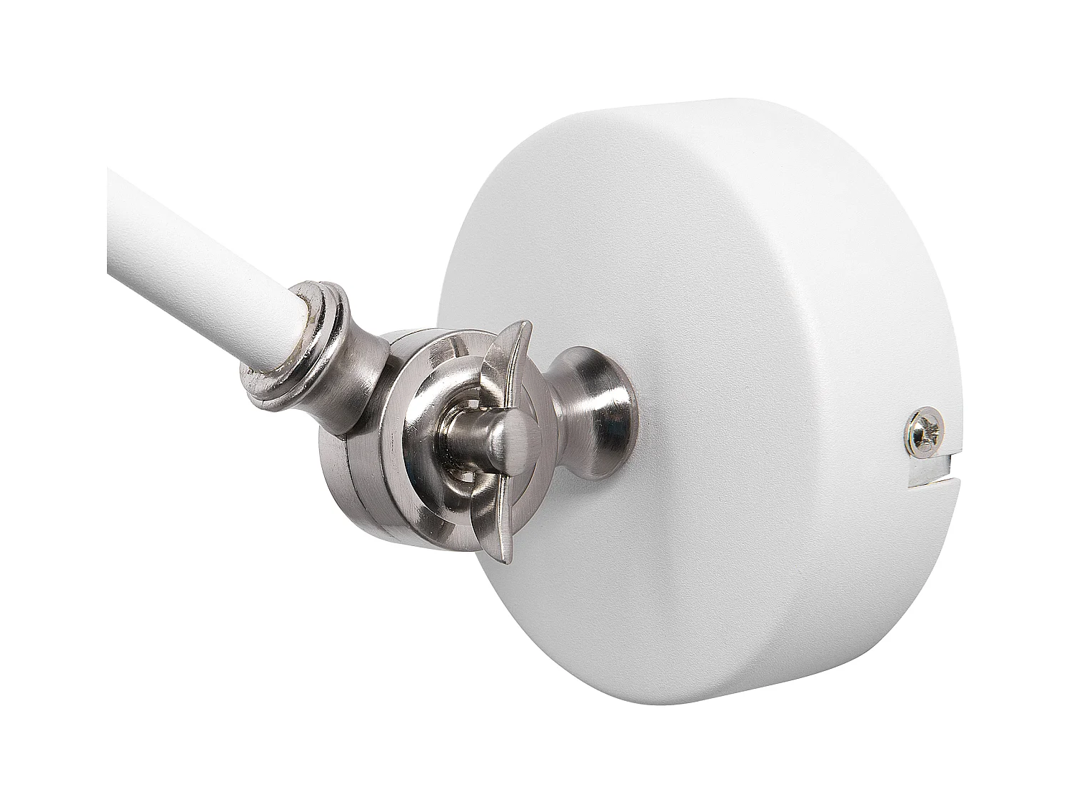 Moderne Hängeleuchte Metall weiß/silber 2er Set Mississippi M