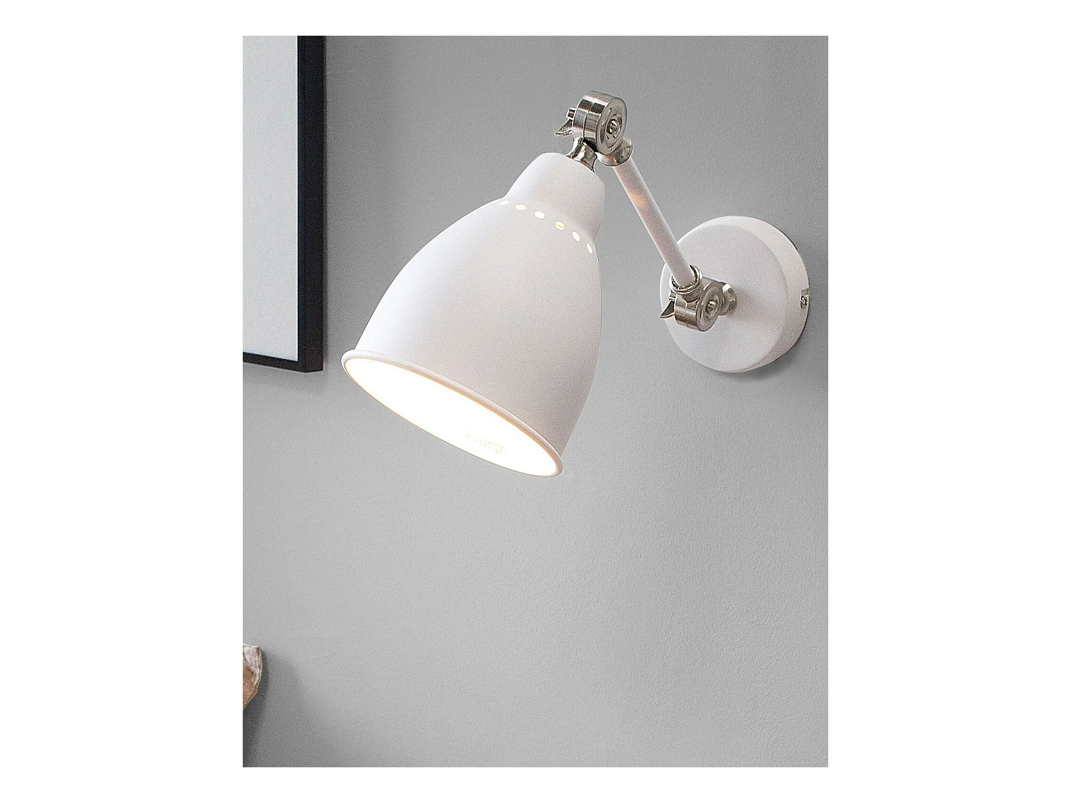 Moderne Hängeleuchte Metall weiß/silber 2er Set Mississippi M