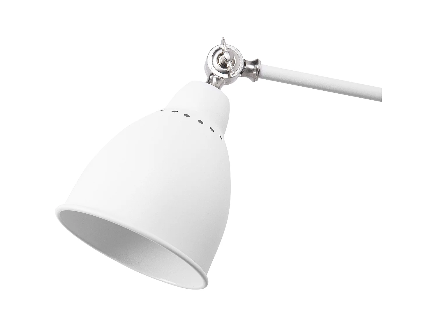 Moderne Hängeleuchte Metall weiß/silber 2er Set Mississippi M