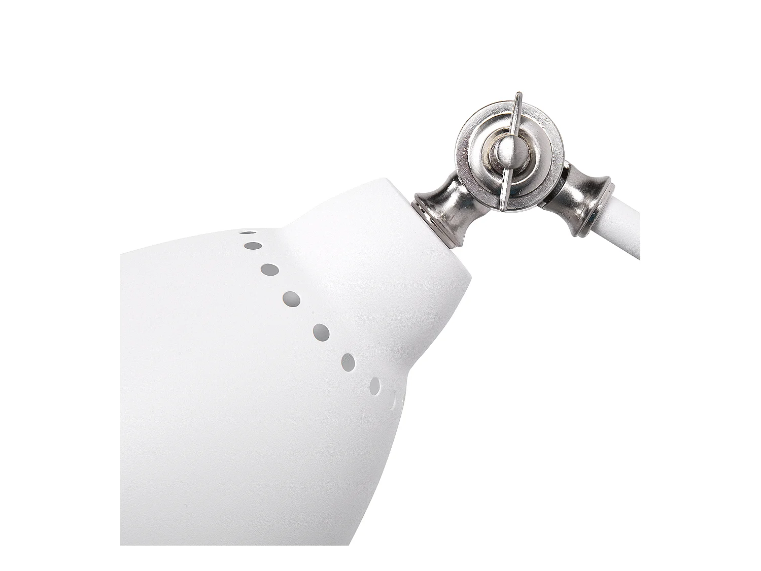 Moderne Hängeleuchte Metall weiß/silber 2er Set Mississippi M