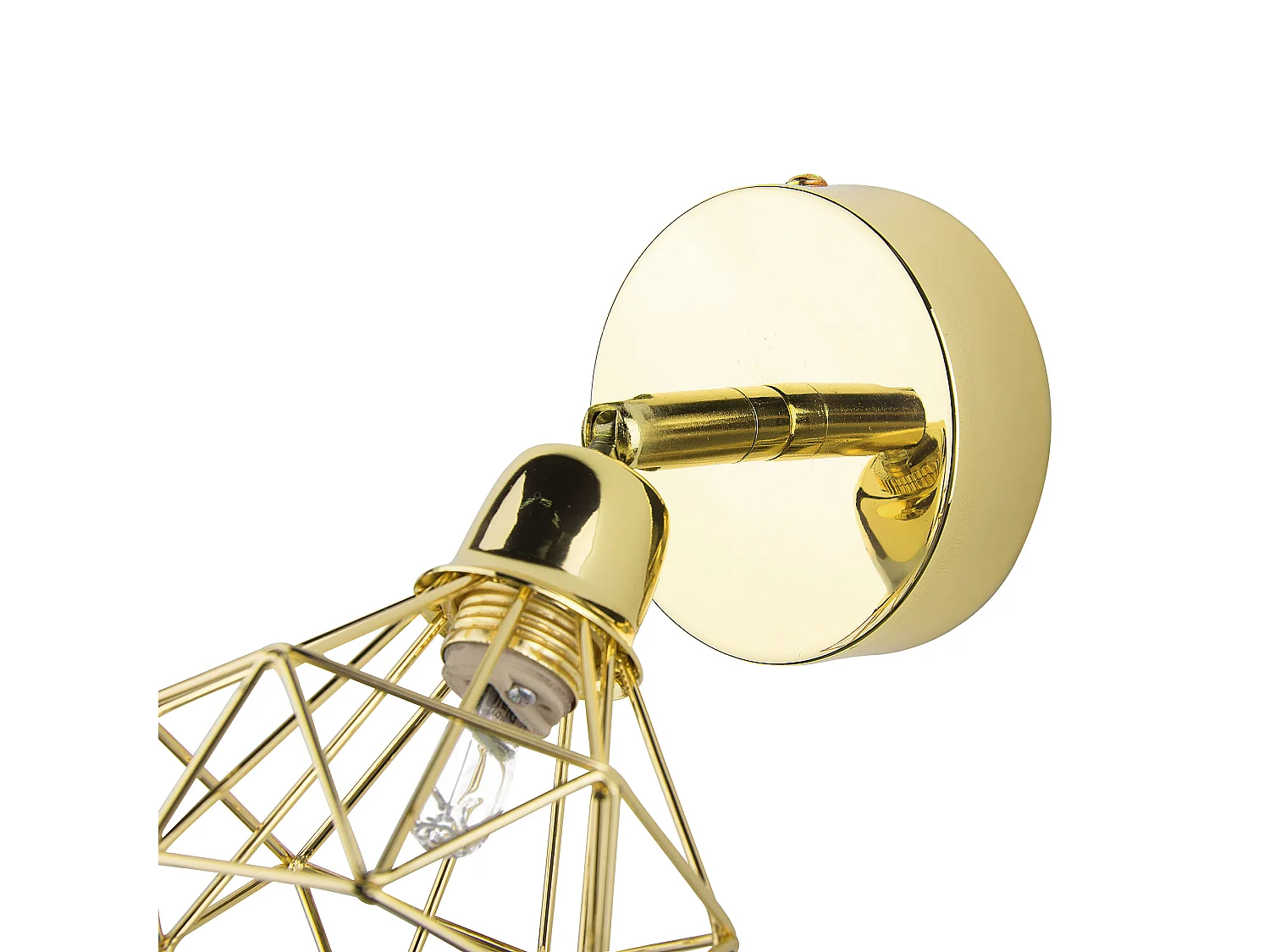 Conjunto de 2 lámparas de foco ERMA ajustable Metal Dorado