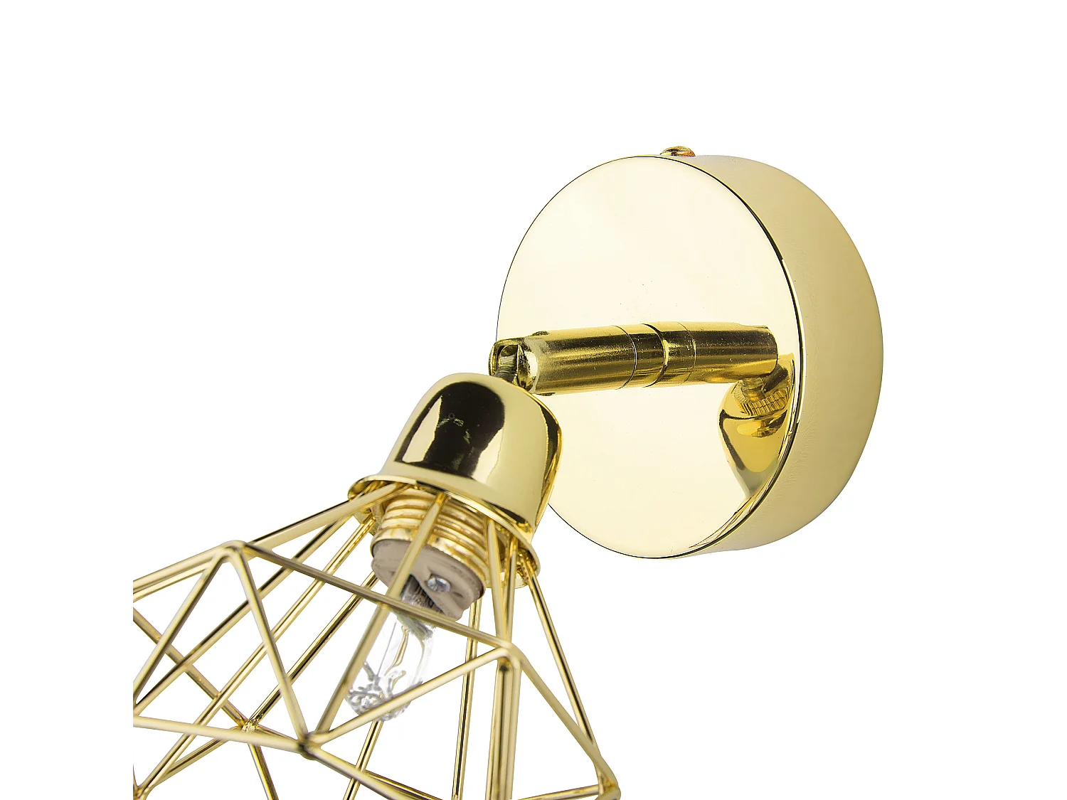 Set di 2 faretti ERMA Regolabile Metallo Oro