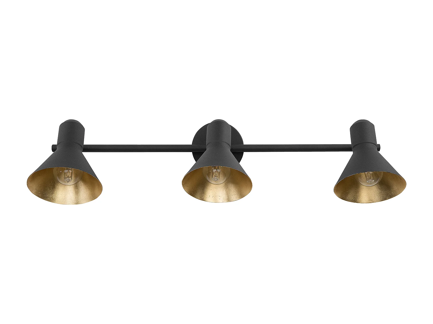 Spot à 3 lumières MERSEY Réglable Métal Noir