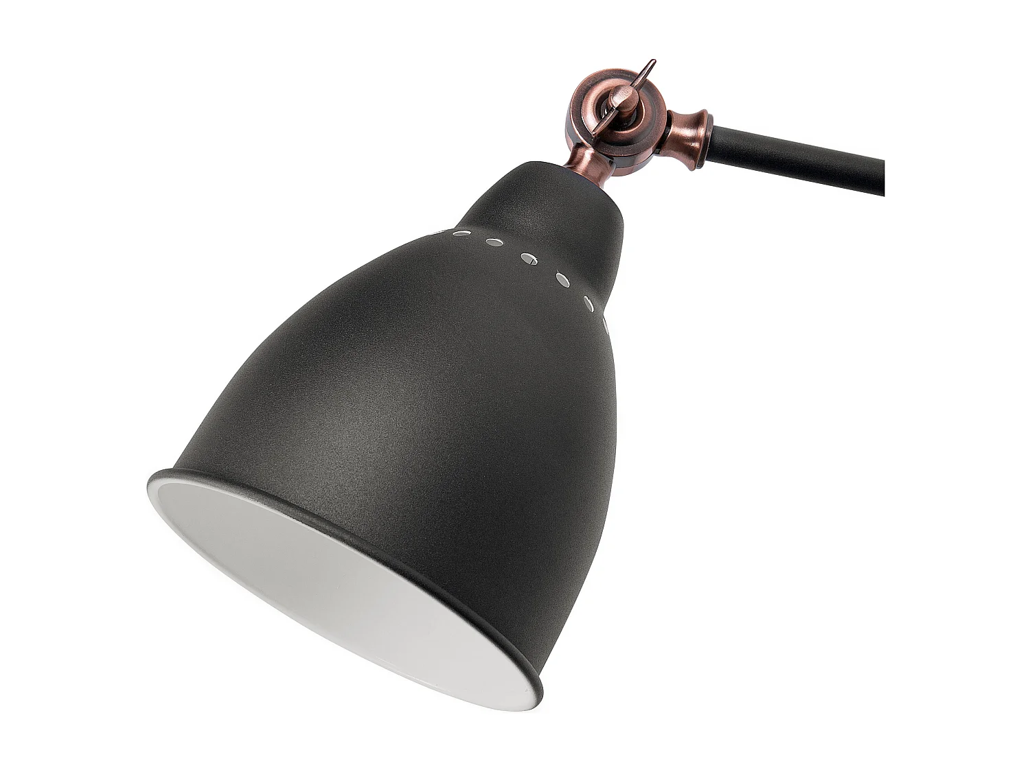 Lot de 2 lampes murales MISSISSIPPI Réglable Métal Gris graphite