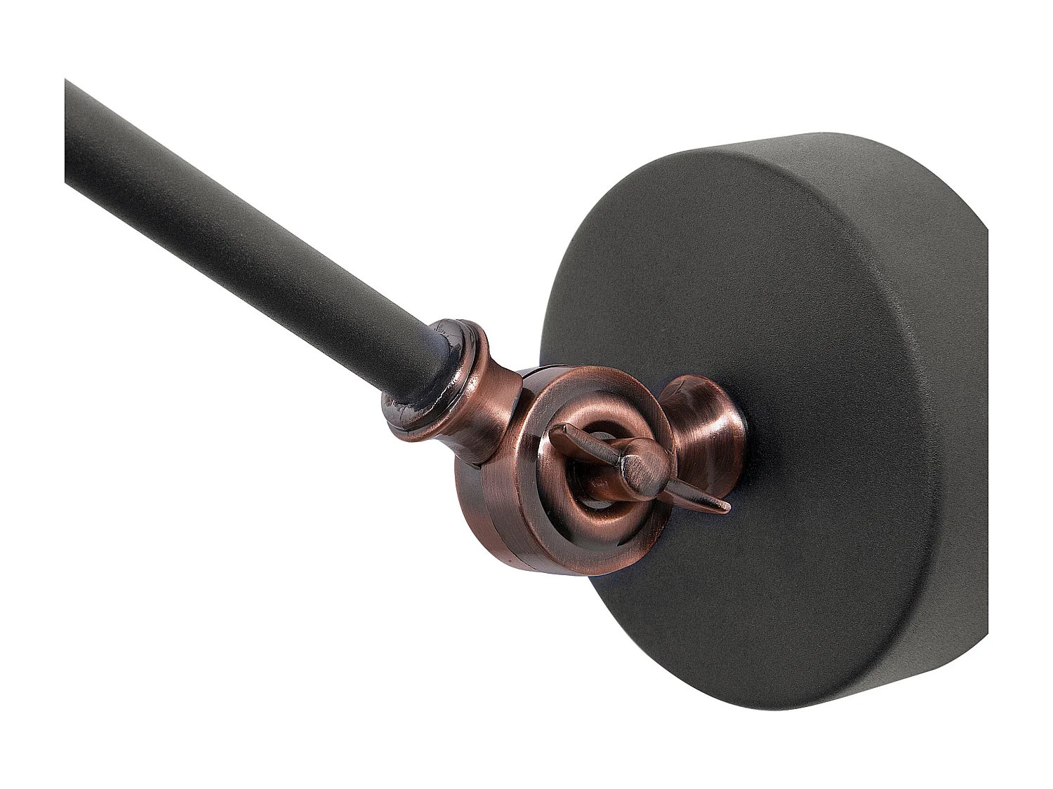 Lot de 2 lampes murales MISSISSIPPI Réglable Métal Gris graphite