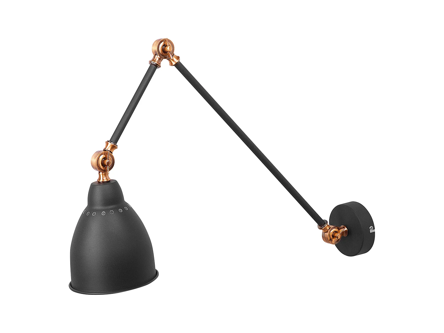 Moderne Hängeleuchte Metall grau/kupfer Mississippi L