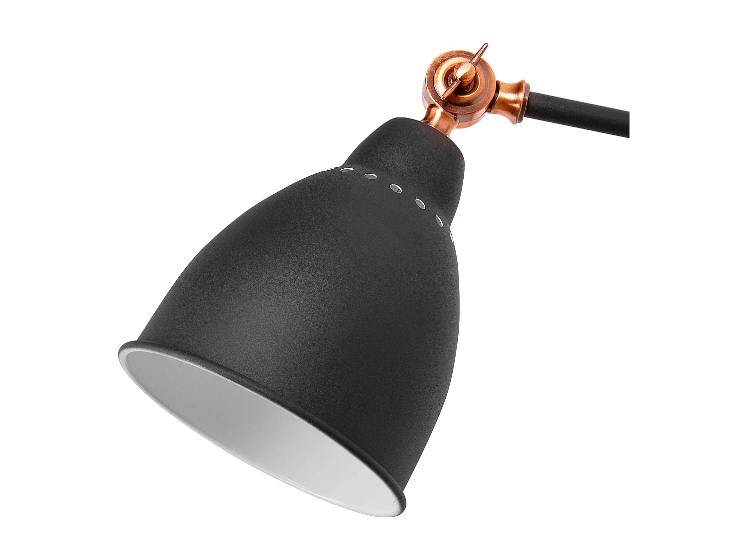 Moderne Hängeleuchte Metall grau/kupfer Mississippi L