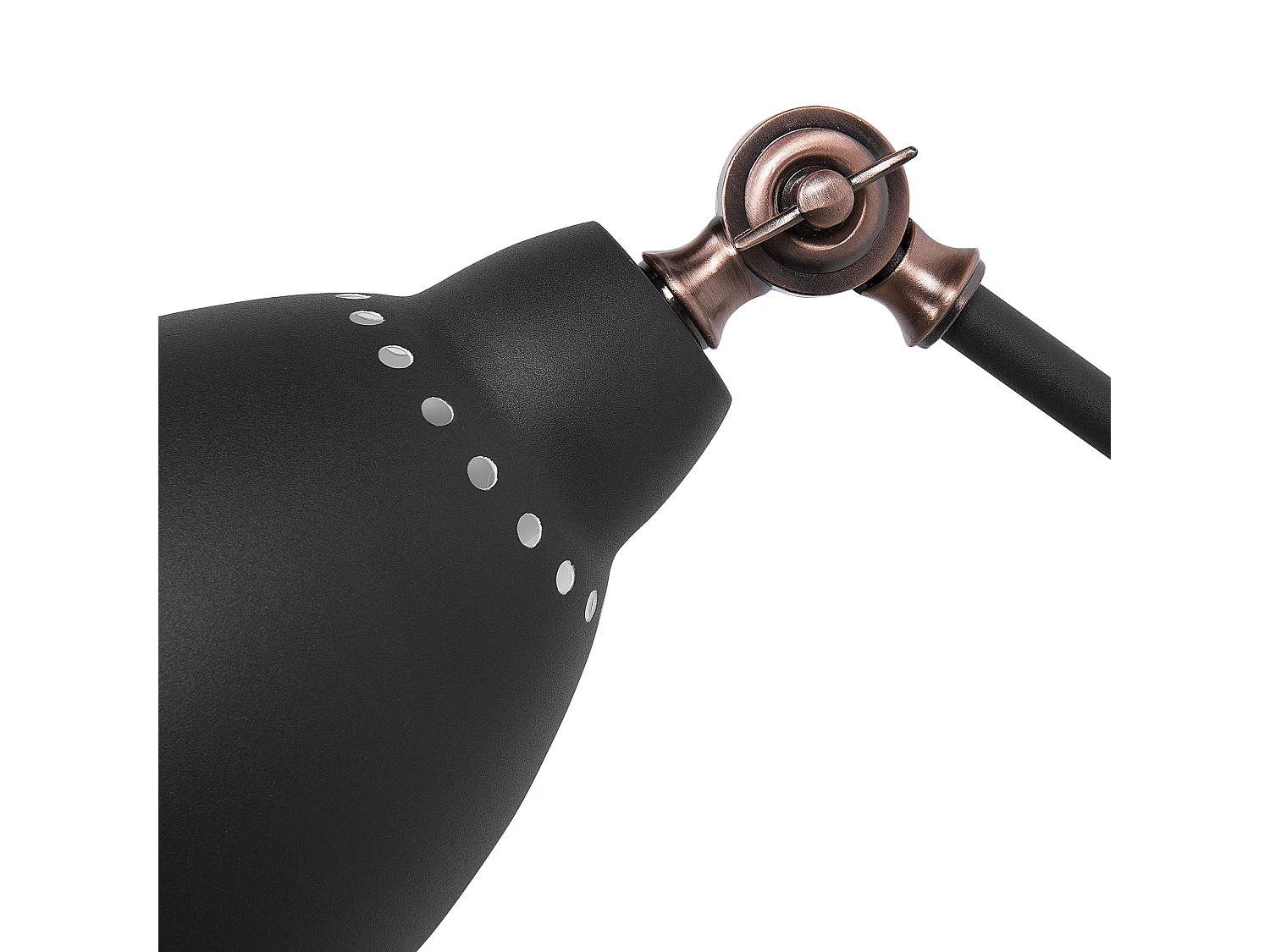 Moderne Hängeleuchte Metall grau/kupfer Mississippi L