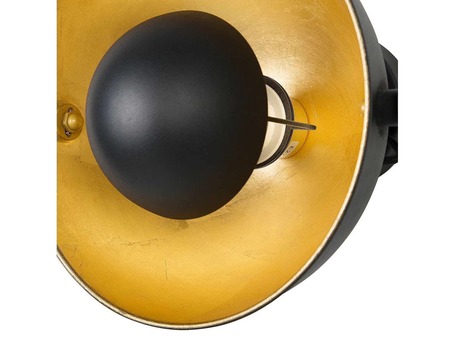 Wandlamp THAMES Metaal Zwart