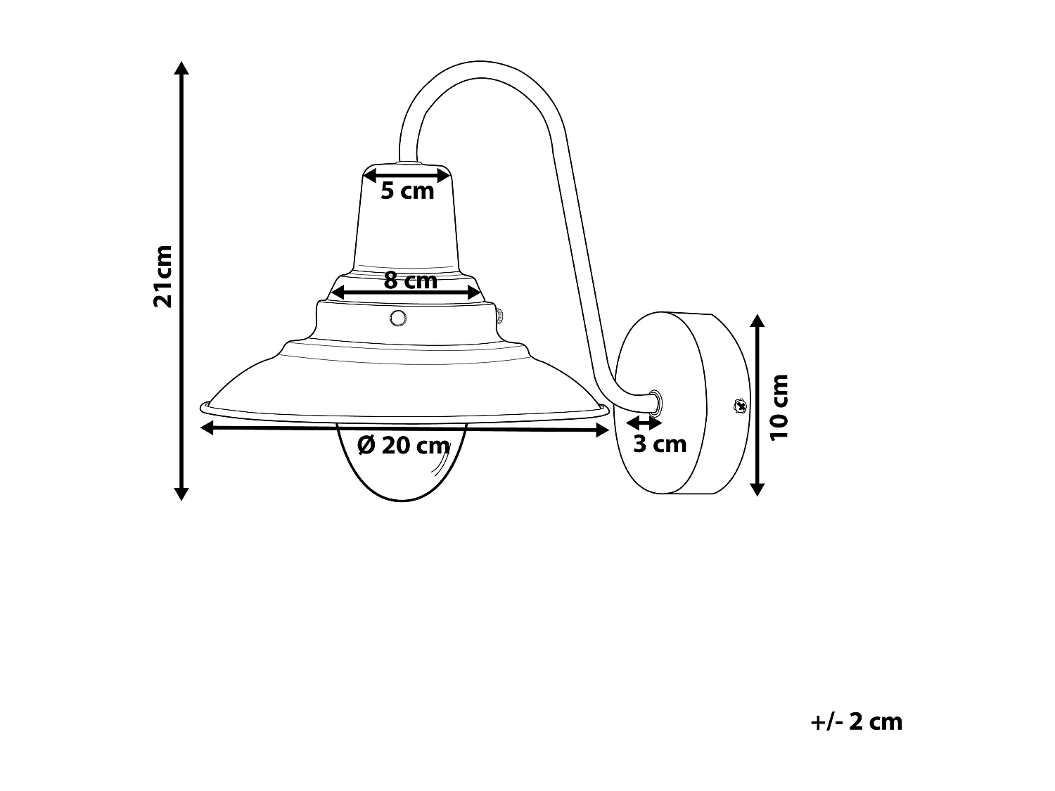 Lampe murale LUZA Métal Laiton