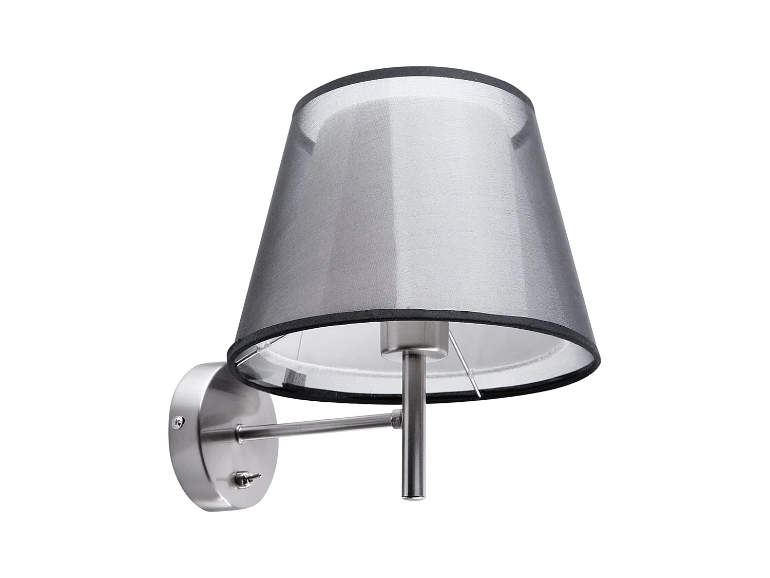 Lampe murale Plafonnier COLUMBIA Métal Argenté
