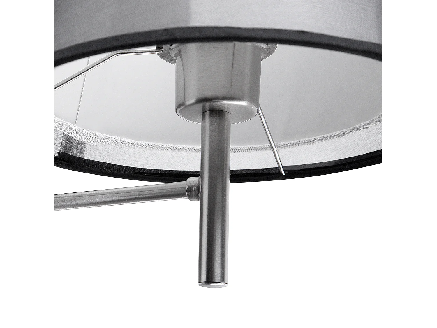 Applique Plafoniera COLUMBIA Metallo Argento