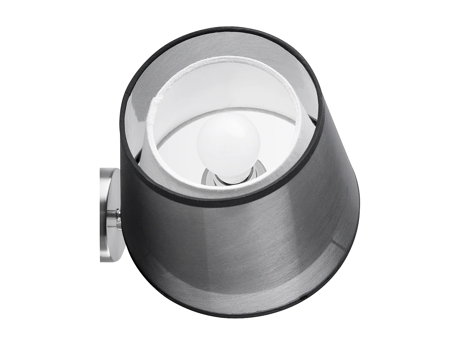 Applique Plafoniera COLUMBIA Metallo Argento