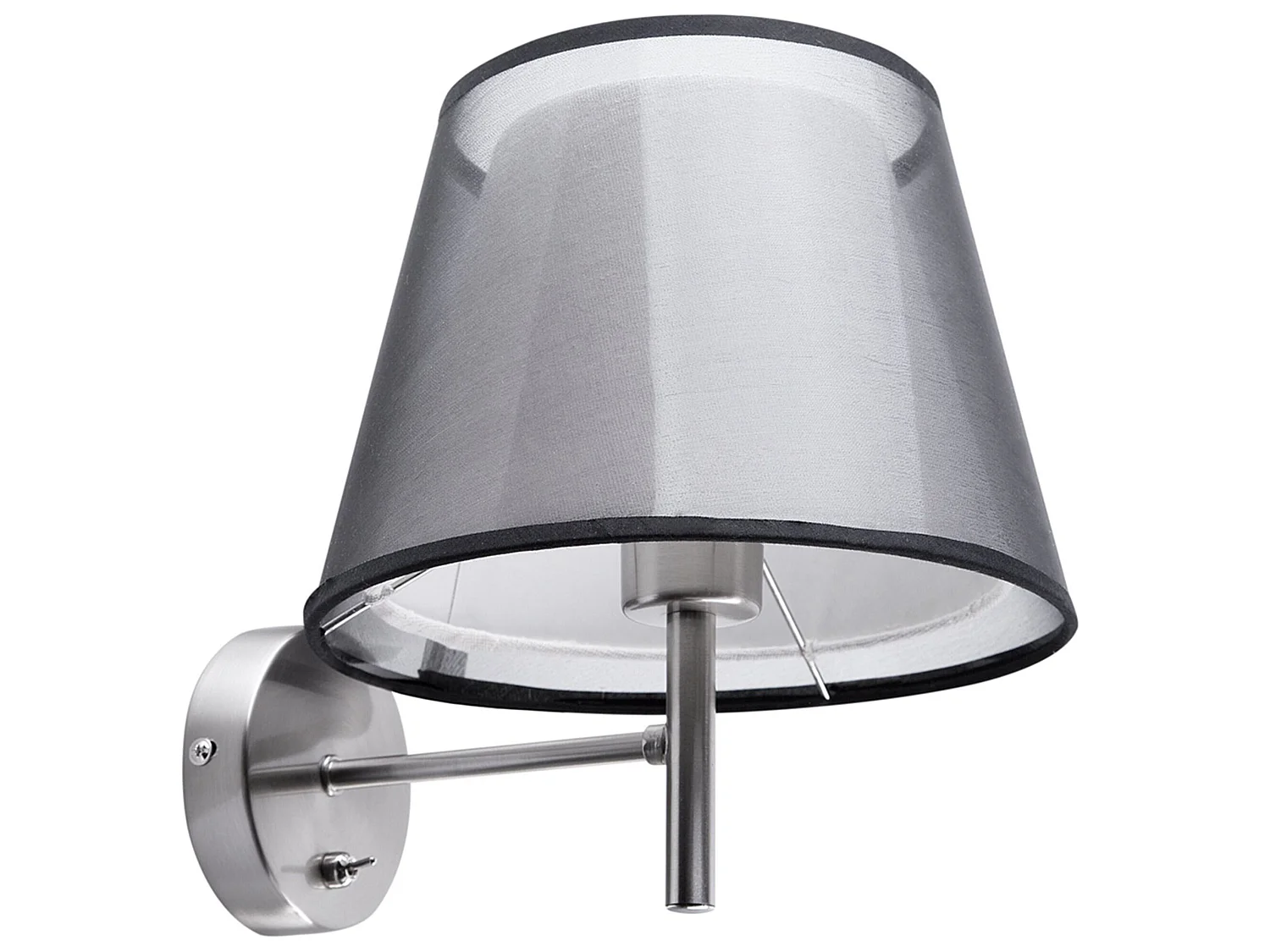 Lampe murale Plafonnier COLUMBIA Métal Argenté