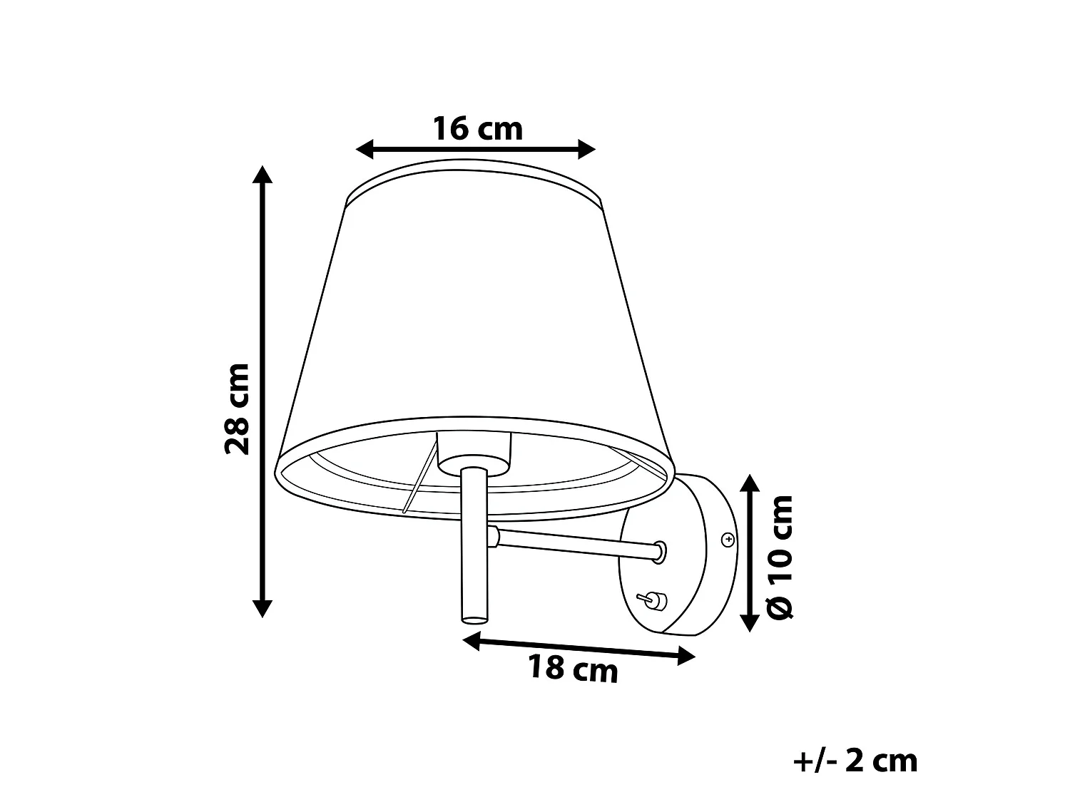 Lampe murale Plafonnier COLUMBIA Métal Argenté