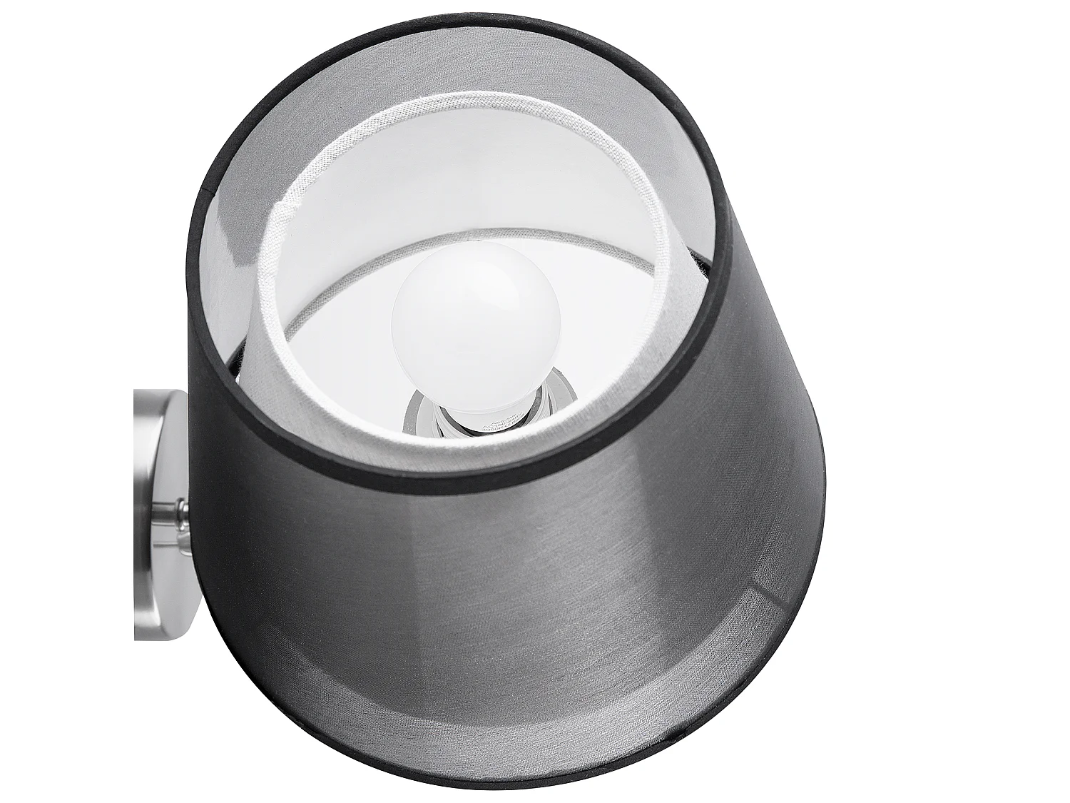 Lampe murale Plafonnier COLUMBIA Métal Argenté