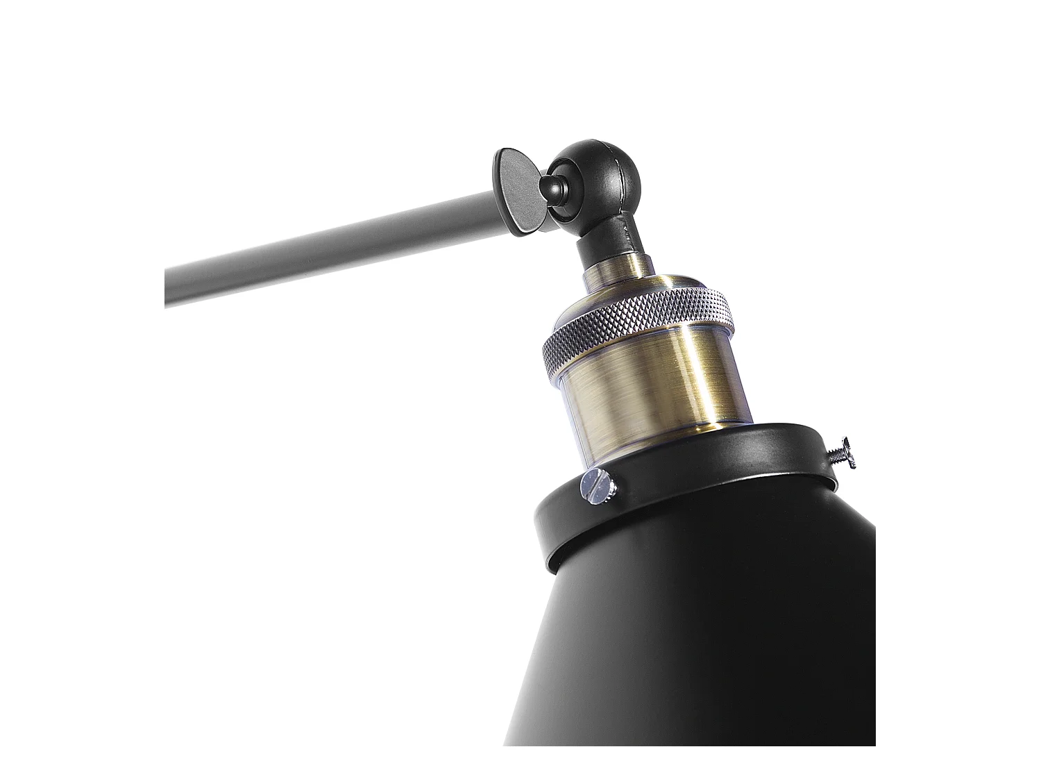 Lot de 2 lampes murales NARVA Réglable Métal Noir