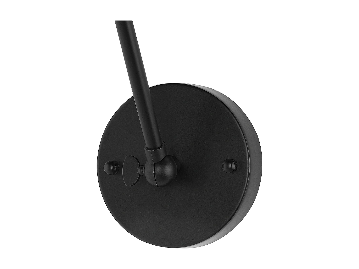 Conjunto de 2 lámparas de pared NARVA ajustable Metal Negro