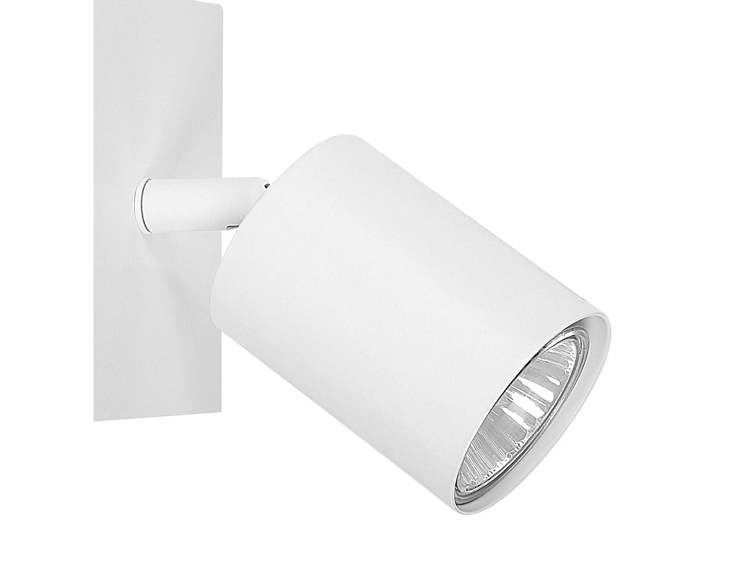 Conjunto de 2 lámparas de foco TIGRIS ajustable Metal Blanco