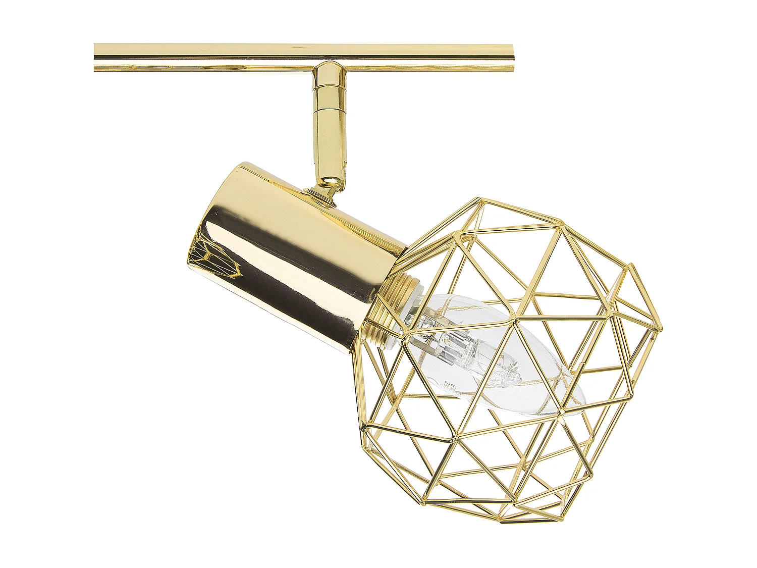 Lampa spot 4-punktowa CHENAB Regulowana Metal Złoty