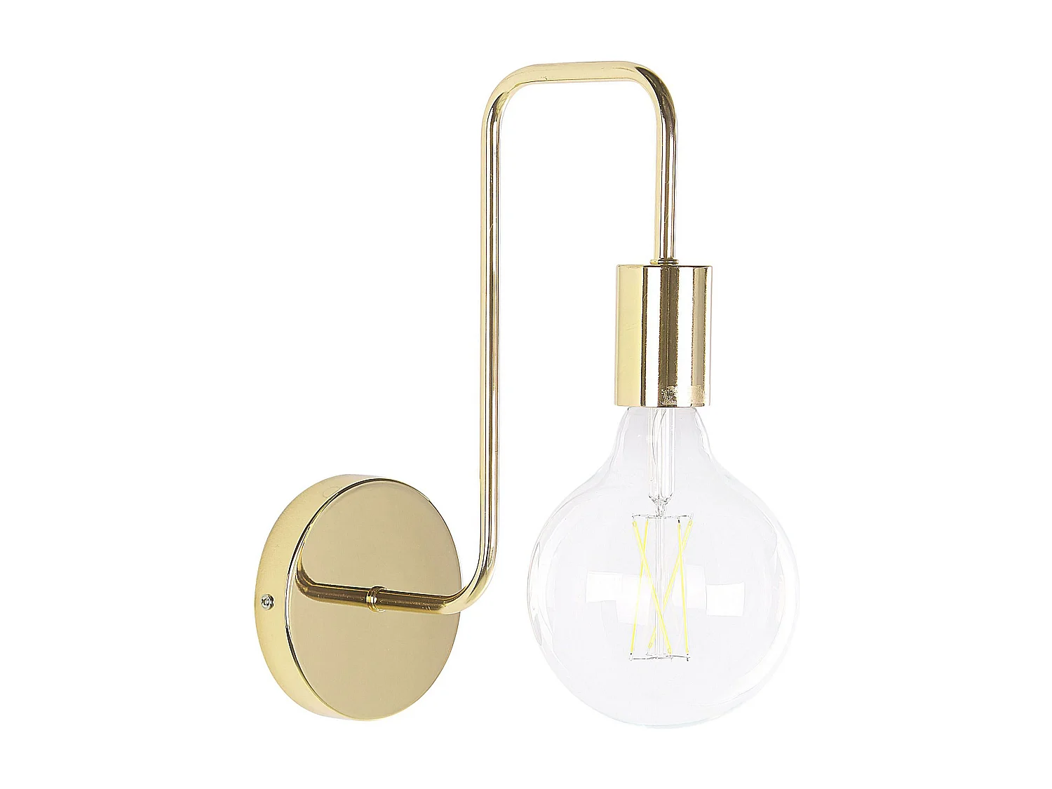 Lampa ścienna SAVENA Metal Złoty