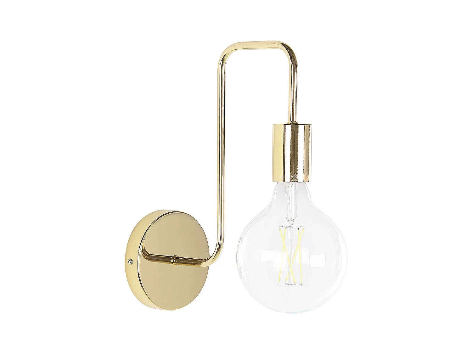 Lampe murale SAVENA Métal Doré
