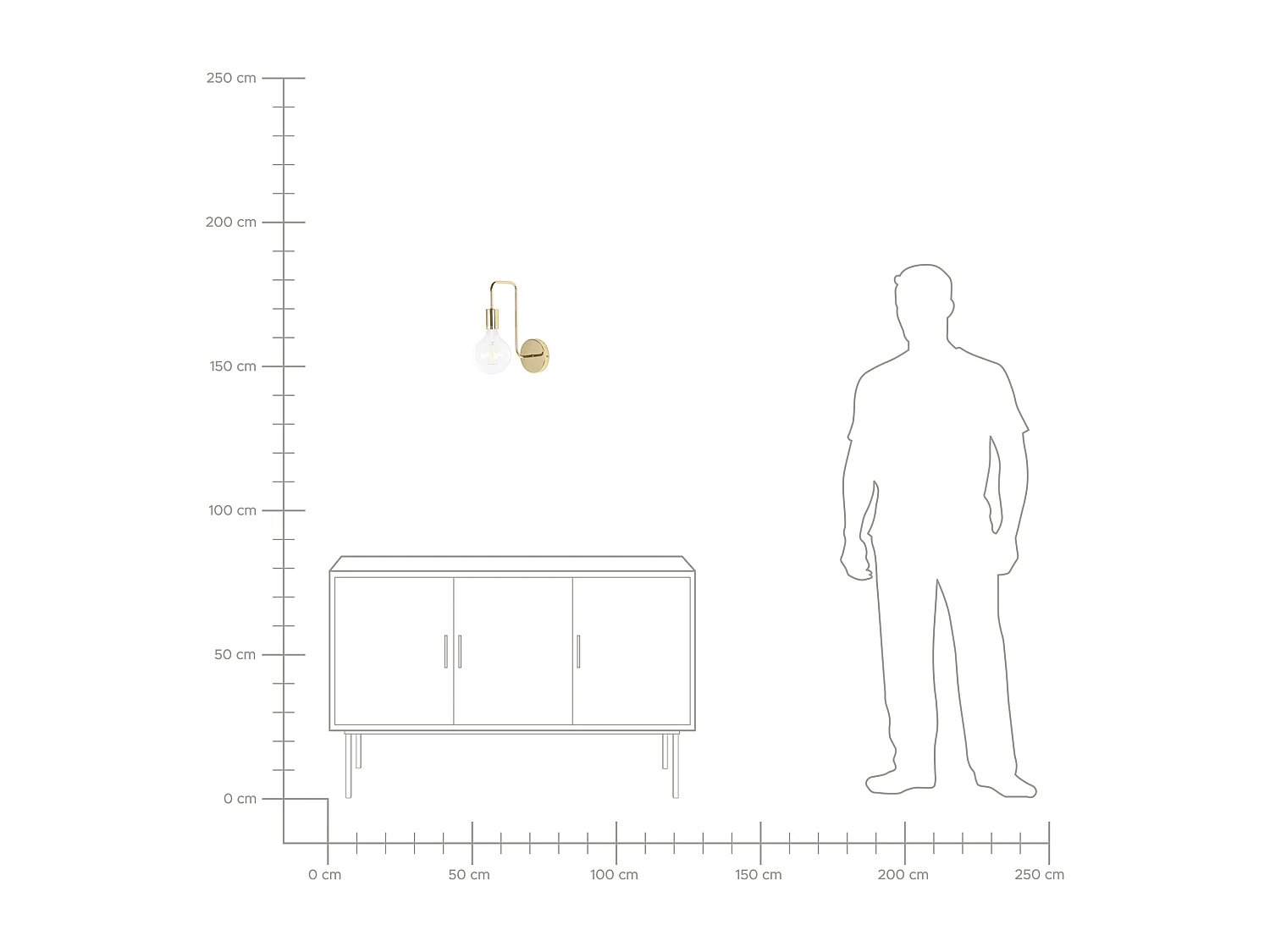 Applique SAVENA Metallo Oro