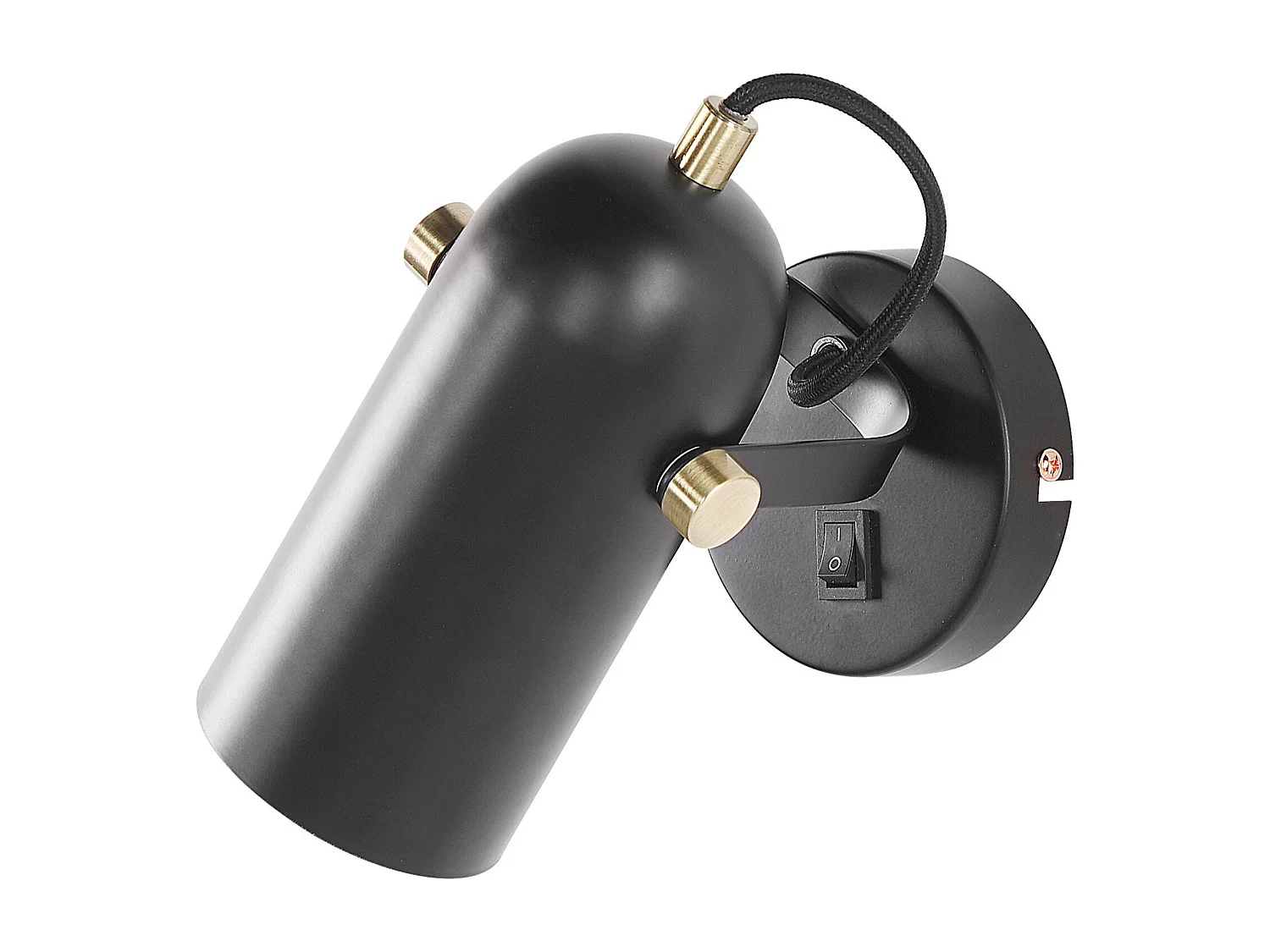 Spotlamp TYRIA Verstelbaar Metaal Zwart