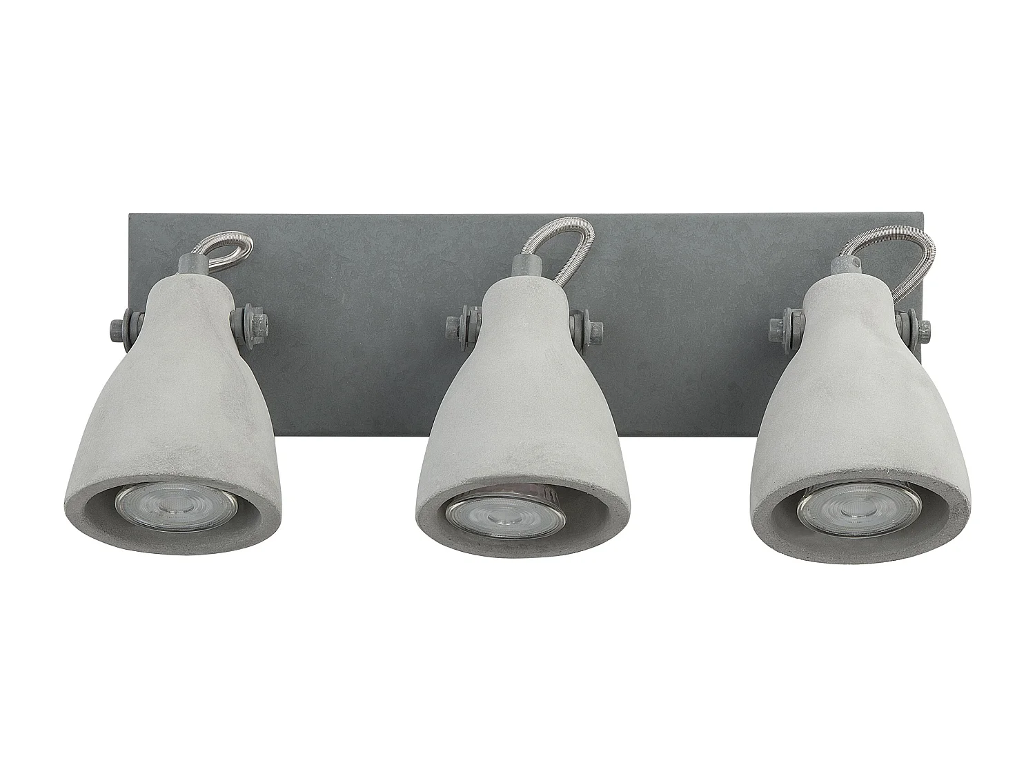 3-lichts spot MISTAGO Verstelbaar Beton Grijs