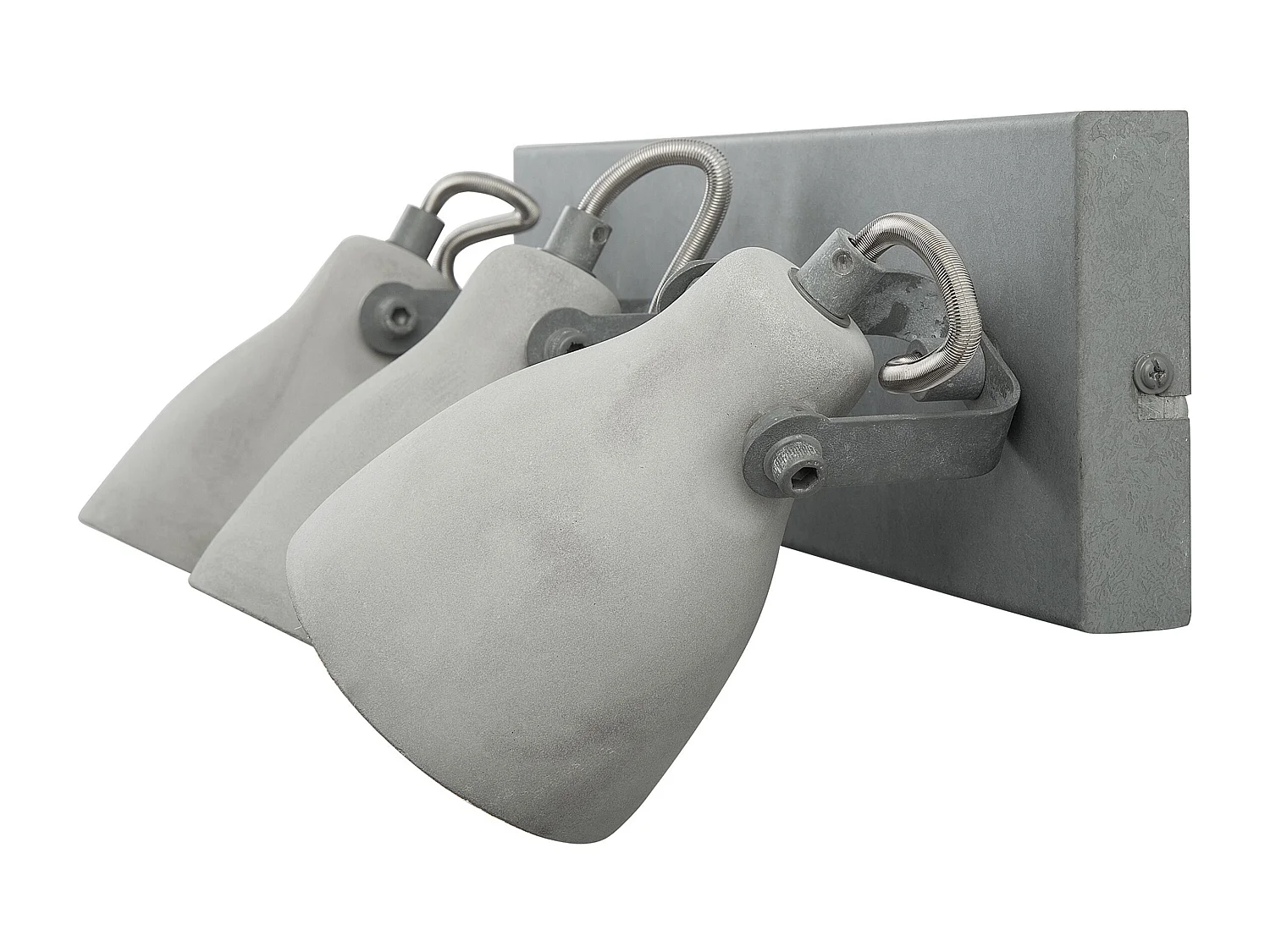 Wandlampe 3-flammig Beton hellgrau modern MISTAGO