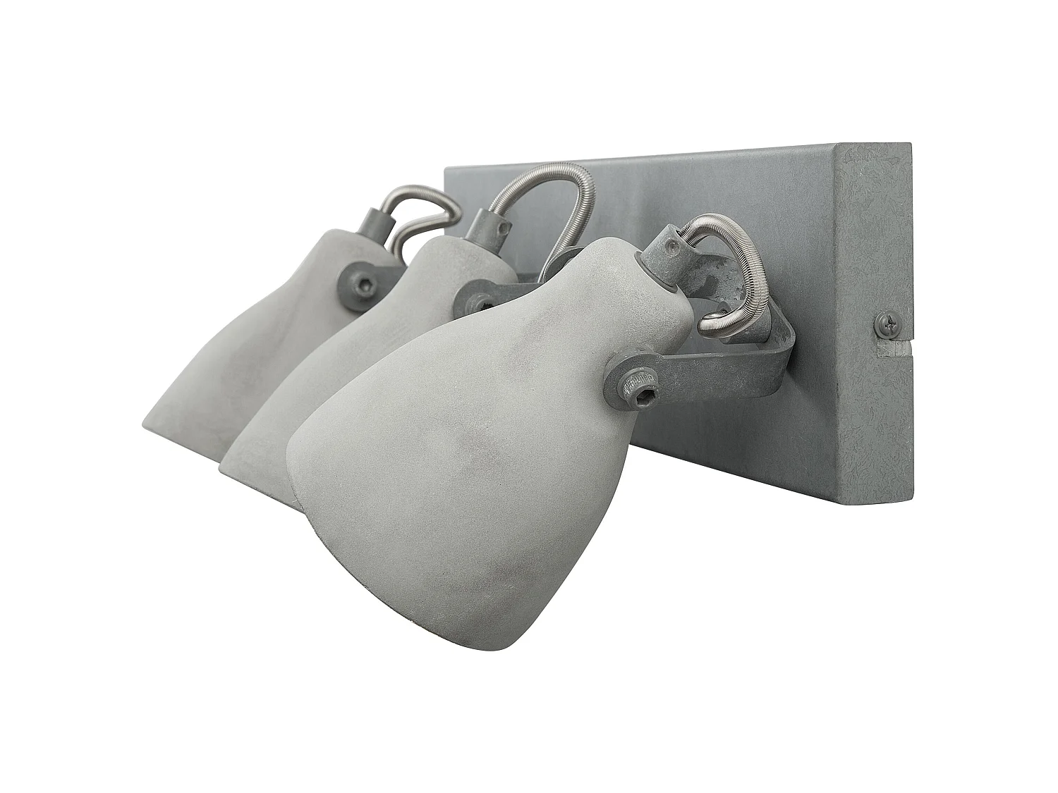 Spot à 3 lumières MISTAGO Réglable Béton Gris