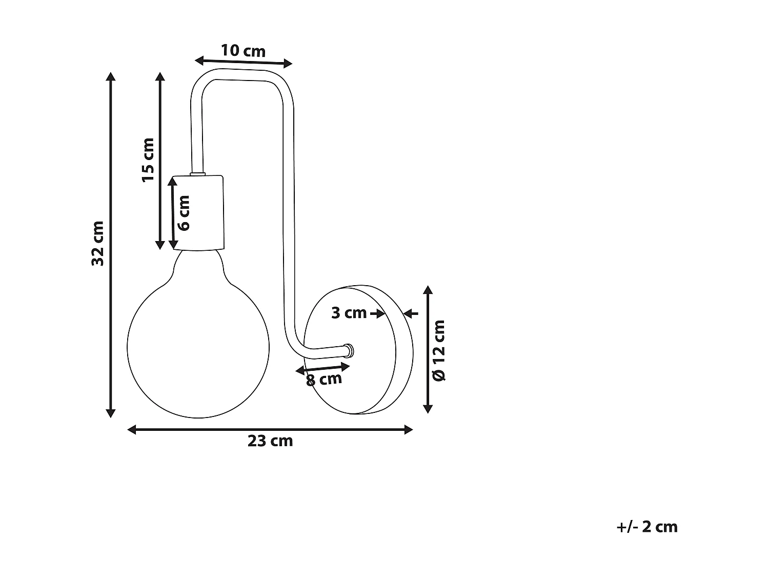 Candeeiros de parede SAVENA Metal Cobre