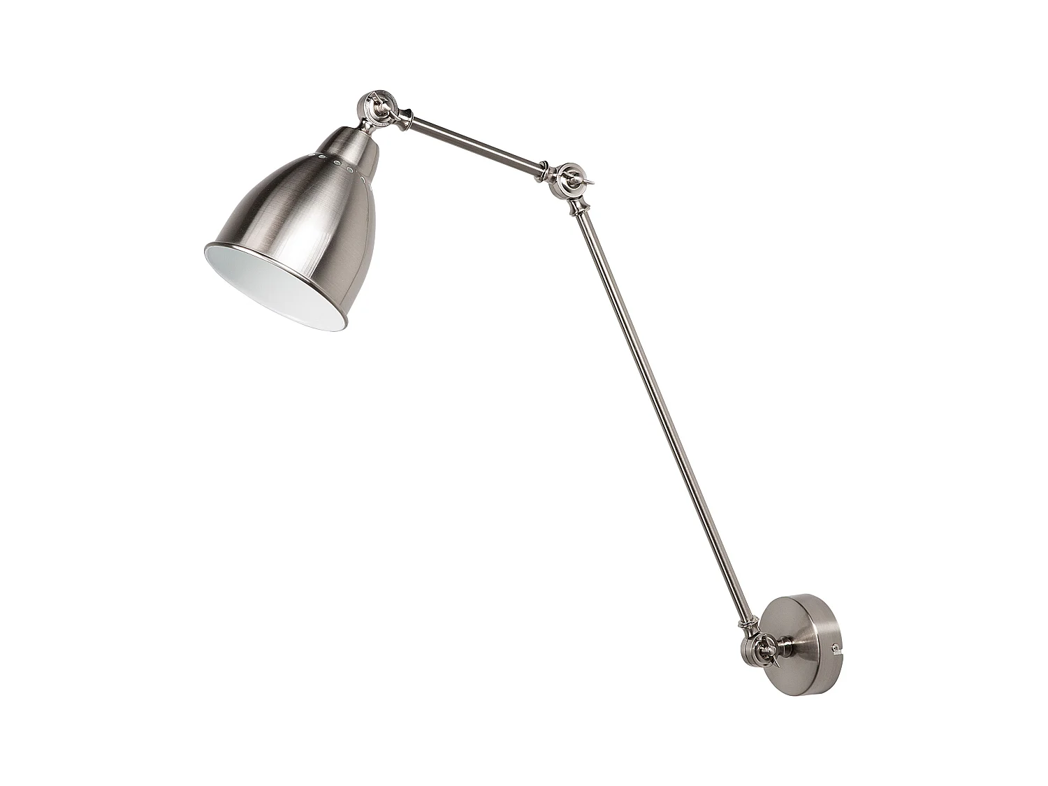 Lampe murale MISSISSIPPI Réglable Métal Argenté