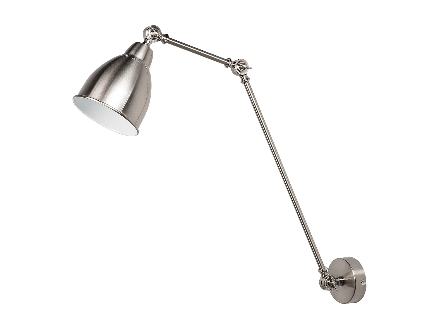 Lampe murale MISSISSIPPI Réglable Métal Argenté