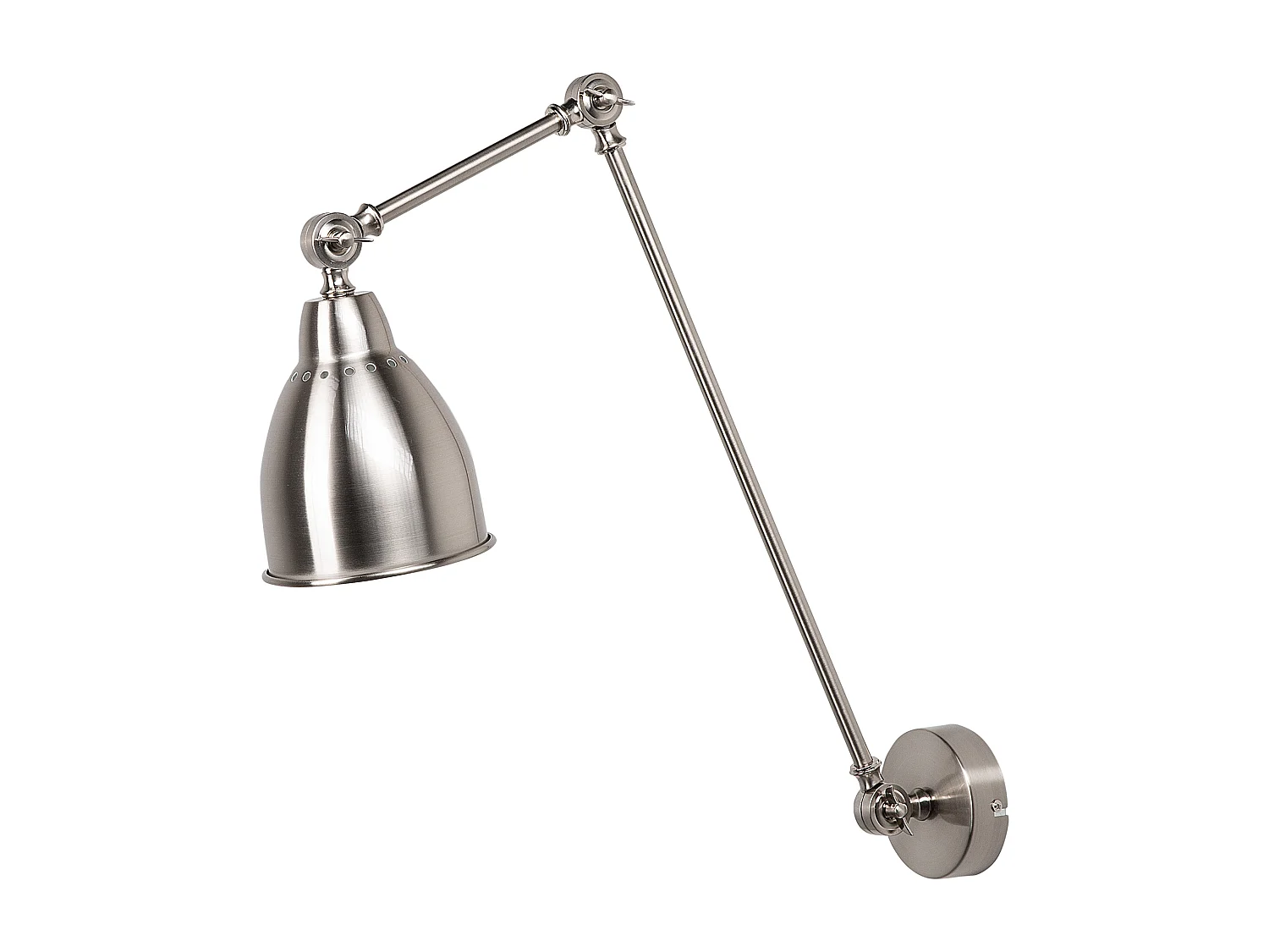 Lampe murale MISSISSIPPI Réglable Métal Argenté