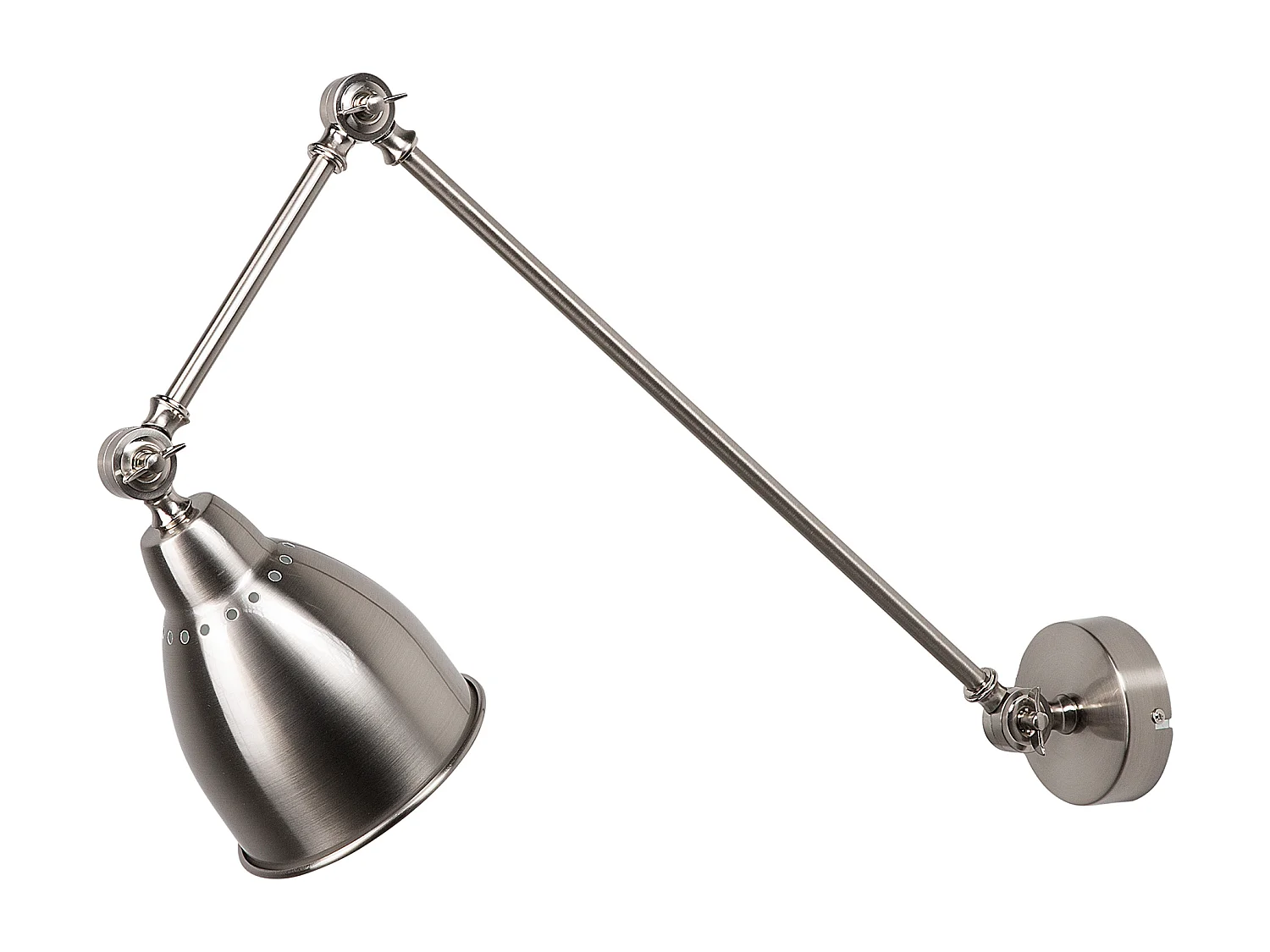 Lampe murale MISSISSIPPI Réglable Métal Argenté