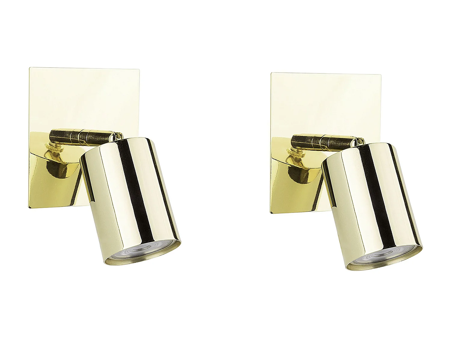 Lot de 2 spots TIGRIS Réglable Métal Doré