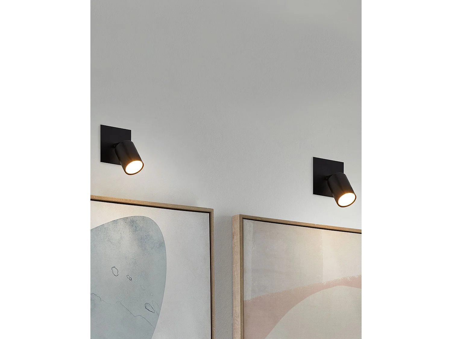 Lot de 2 spots TIGRIS Réglable Métal Noir