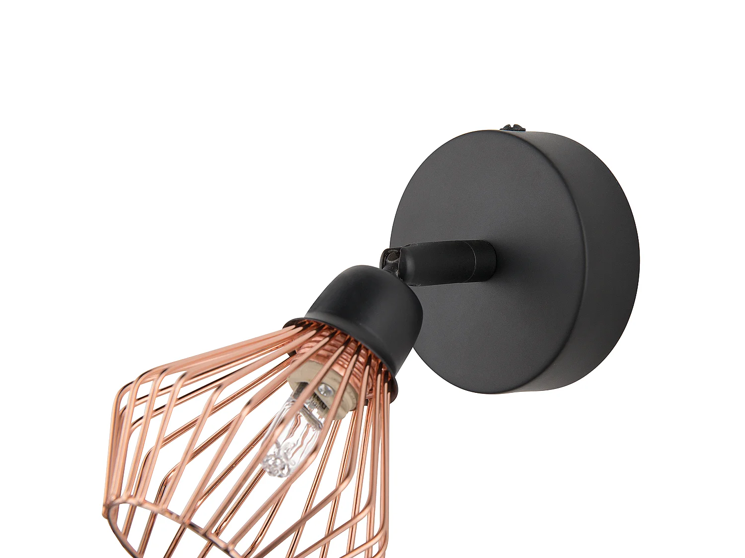 Lot de 2 spots VOLGA Réglable Métal Noir