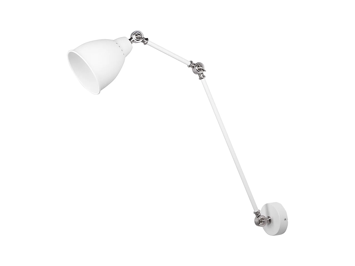 Lampe murale MISSISSIPPI Réglable Métal Blanc