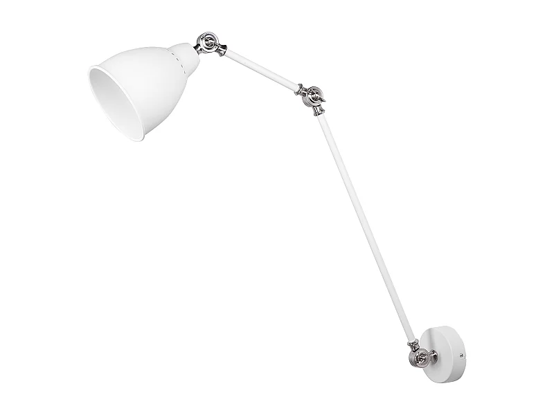 Lampe murale MISSISSIPPI Réglable Métal Blanc